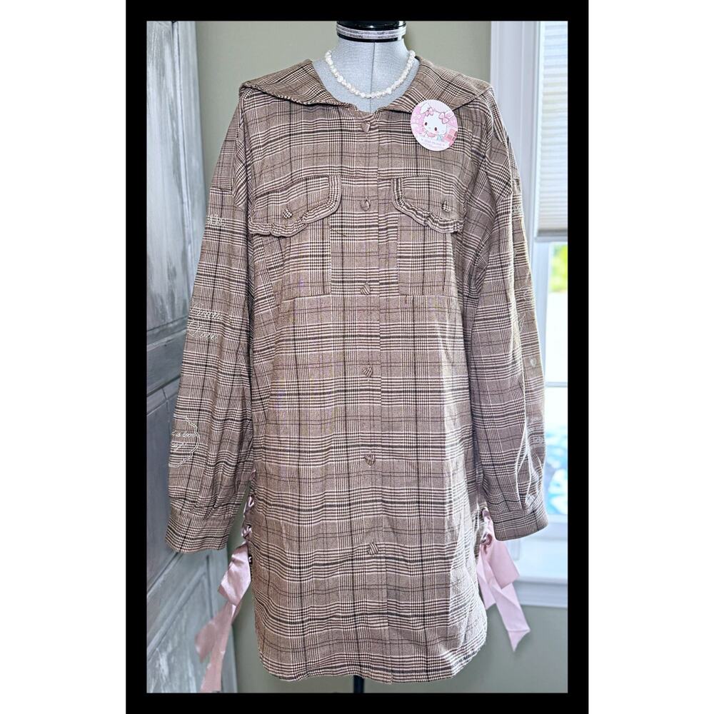 Liz Lisa Shirt Dress Sailor Collar Embroidered Jfashion Gyaru Himekaji Japan - Picture 3 of 16